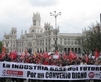 1 de Mayo: por un convenio digno para la industria de Madrid