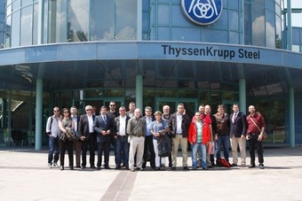 RABIA, IMPOTENCIA, DESILUSION . DOS EUROPAS UN MISMO PROBLEMA Son las palabras mas pronunciadas por los miembros de la Delegación Política/Sindical que participaran en la reunión en ThyssenKrupp Steel el pasado viernes  
