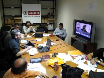 1ª REUNIÓN DE LA EJECUTIVA DE LA SECCIÓN SINDICAL INTEREMPRESAS DE CCOO EN THYSSENKRUPP  