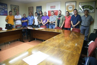1º Reunión de la coordinadora del sector de la elevación una vez terminado el congreso de fusión  