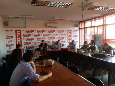  Reunión de la Sección Sindical Intercentros de CC.OO de ThyssenKrupp Elevadores S.L.  