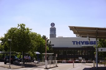 Reunión del comité europeo de thyssenkrup y su grupo de trabajo de elevator en la fábrica de Neuhausen