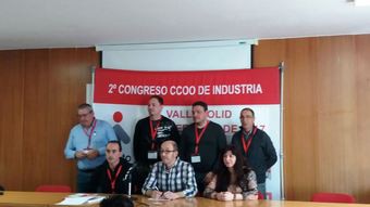El compañero Santiago Gómez de thyssenkrupp elevadores Valladolid, ha sido elegido miembro de la Ejecutiva Federal de Industria en el 2º Congreso de Industria celebrado hoy.
