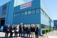 VISISTA DEL ALCALDE DE SAGUNTO ALFREDO CASTELLO Y EL DIPUTADO AUTONOMICO JORGE BELLVER A LAS INSTALACIONES DE THYSSENKRUPP GALMED 