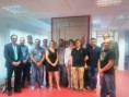 Reunión de presentación de la nueva responsable de relaciones laborales CHRO de la BU/EA, Sra. Andrea Eichelberg a los integrantes de la Comisión Nacional de Dialogo Social.  